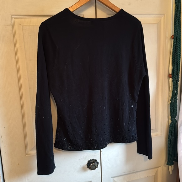 NYN Company, black sweater with sequence - Picture 4 of 5